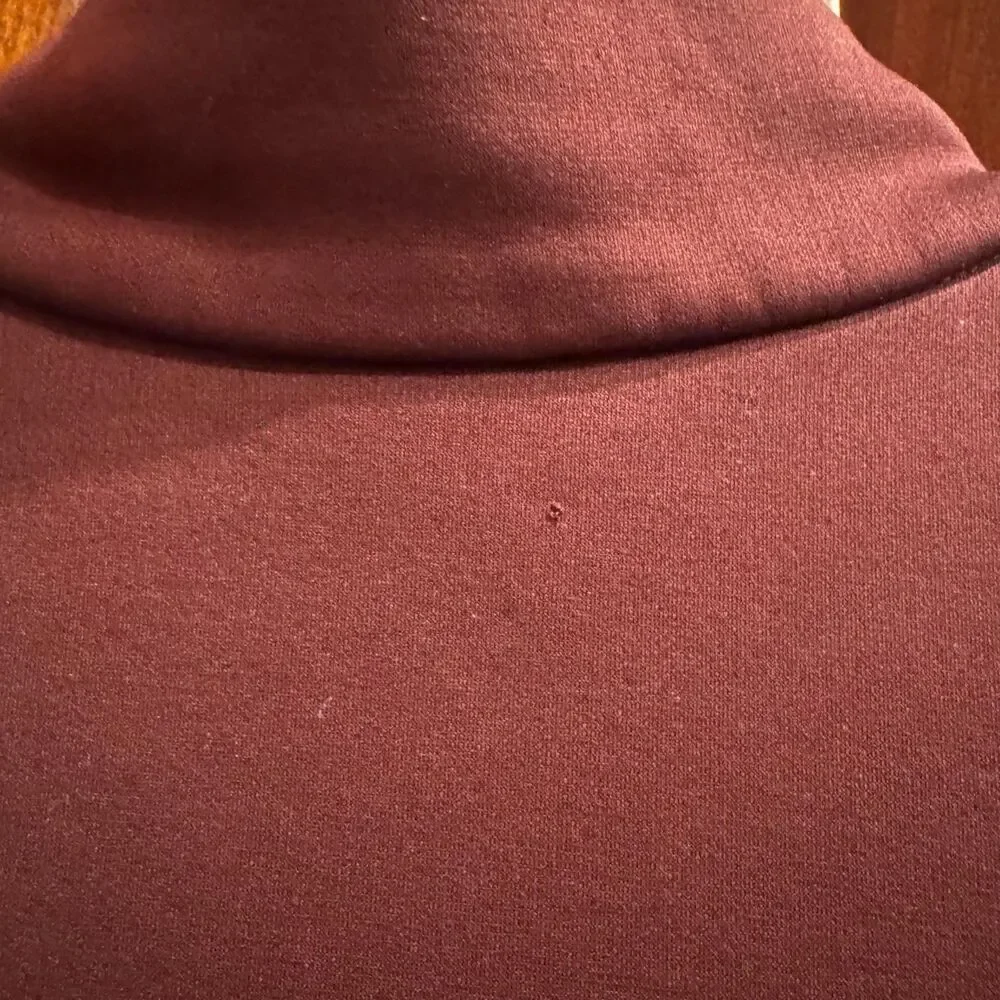 Nike Dri-FIT Men's 1/4 Zip Pullover Burgundy Training Sweatshirt Large